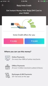 Bajaj Finserv Wallet screenshot 1