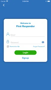 First Responder Application screenshot 1