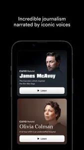 Curio - Audio Journalism screenshot 3