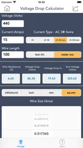 Voltage Drop Calculator. screenshot 5