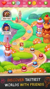 Sweet Cookie Crush - 3 match puzzle charm splash screenshot 2