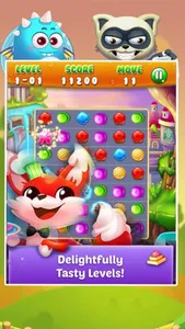 Sweet Cookie Crush - 3 match puzzle charm splash screenshot 4