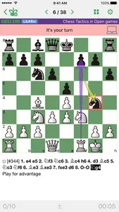 Chess Tactics in Open games screenshot 0