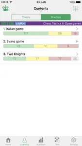 Chess Tactics in Open games screenshot 2