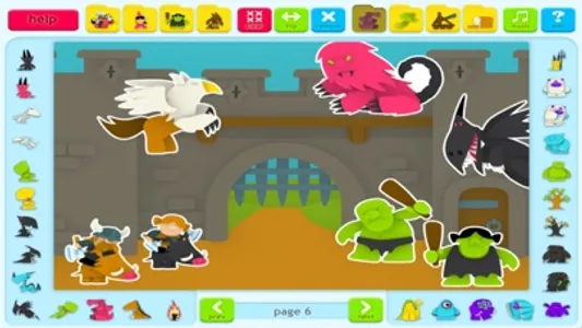 Fantasy World Sticker Book screenshot 1