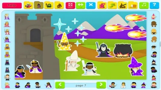 Fantasy World Sticker Book screenshot 4