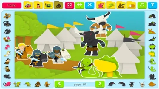 Fantasy World Sticker Book screenshot 5