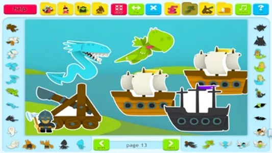 Fantasy World Sticker Book screenshot 7