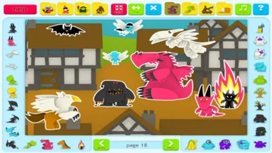 Fantasy World Sticker Book screenshot 9