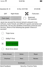 Exam Sim For Security Plus screenshot 1