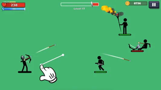 The Archers 2: stick man game screenshot 1