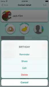 Birthdays and important dates screenshot 2