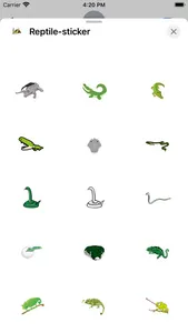 Reptile sticker screenshot 1