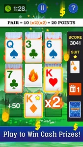 Solitaire Sprint - Win Cash screenshot 1