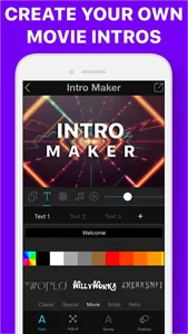 Intro + 3D Movie Trailer Maker screenshot 0