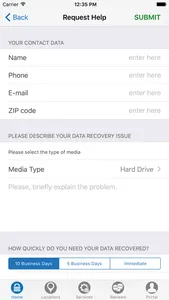 Secure Data Recovery Services screenshot 1