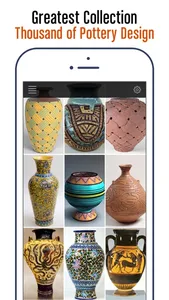 Pottery Design HD - Innovative Pots Painting Desig screenshot 1