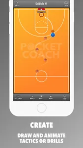 Pocket Coach: Basketball Board screenshot 1