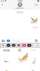 Sticker dinosaur screenshot 2