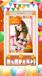 Happy Birthday Photo Editor screenshot 1