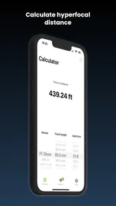 Hyperfocalc screenshot 0