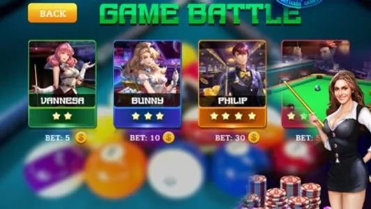 Snooker 8Ball Stars screenshot 1