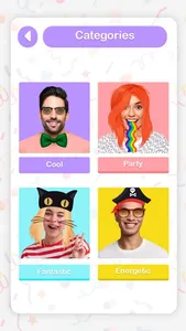 Face Stickers Selfie Camera screenshot 1