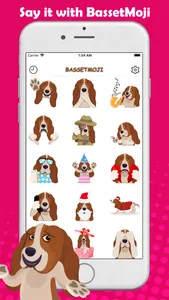 BassetMoji - Basset Emojis screenshot 0