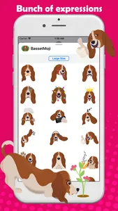 BassetMoji - Basset Emojis screenshot 1