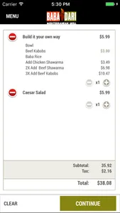 Baba Dari Mediterranean Grill screenshot 4