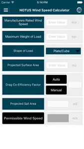 Notus Wind Speed Calculator screenshot 2