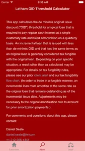 OID Threshold Calculator screenshot 2