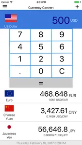 Currency Convert: Live Exchange Rates screenshot 1