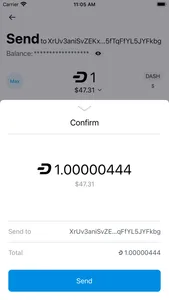 Dash Wallet screenshot 1