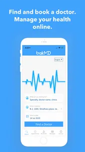 trakMD: Find & Book Doctors screenshot 0