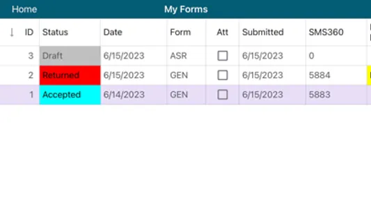 SMS360 My Forms screenshot 3