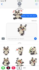 Panda - Stickers for iMessage. screenshot 0