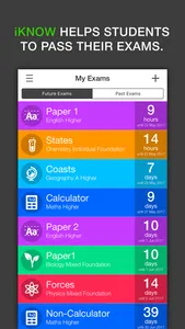 iKnow - Exam Revision Planner for GCSE and A Level screenshot 0