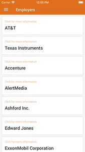 UT MBA Career Connections screenshot 2