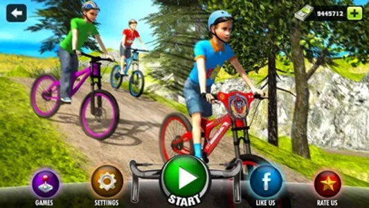 Uphill Bicycle Rider Kids - Offroad Mountain Climb screenshot 0