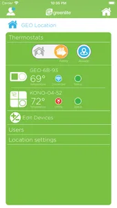 Greenlite Thermostat screenshot 1