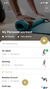 MyPersonalTrainer - FitnessApp screenshot 2