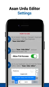 Urdu Editor Keyboard–Type Urdu screenshot 1