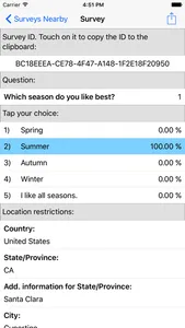 Easy Surveys screenshot 1