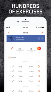 FitKeeper: Dumbel Workouts Gym screenshot 7