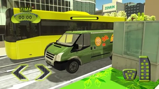 Pizza Delivery Van- Food Truck Driver Game screenshot 1