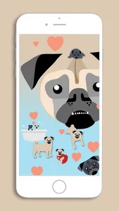 Pug Love Sticker Pack screenshot 0