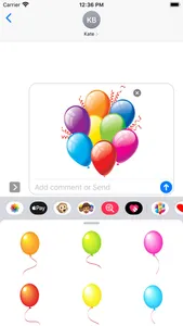 Best Balloon stickers & emoji screenshot 1