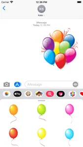 Best Balloon stickers & emoji screenshot 2