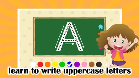 learning to write the alphabet for kids screenshot 1